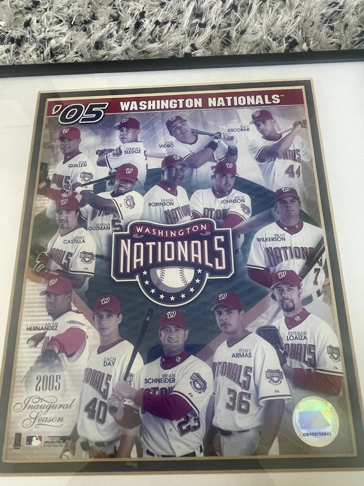 Washington Nationals Rare Inaugural Season First Day Cover & Players Photo￼￼ - Image 3 of 4