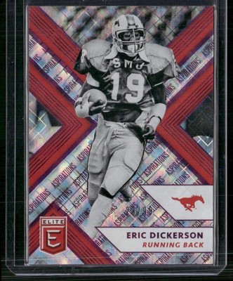 2018 Panini Elite Draft Picks #41 Eric Dickerson Aspirations Purple #/99
