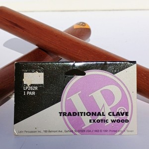 Latin Percussion Exotic Wood Traditional Clave LP262R