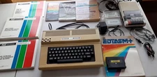 RadioShack TRS-80 64K Color Computer 2 w/Cartridges, Recorder, Manuals, Cables