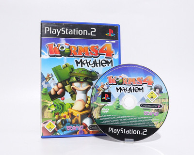 Worms 4-Mayhem (Sony PlayStation 2, 2007) PS2 Spiel