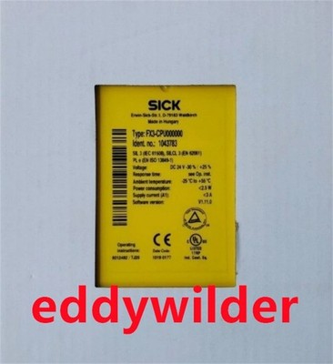 Sick FX3-CPU000000 Safety Main Module Flexi Soft FX3-CPU000000 V1.11.0 New