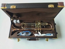 B flat trumpet LT197S-99 heavier type Gold plating playing trumpet with case