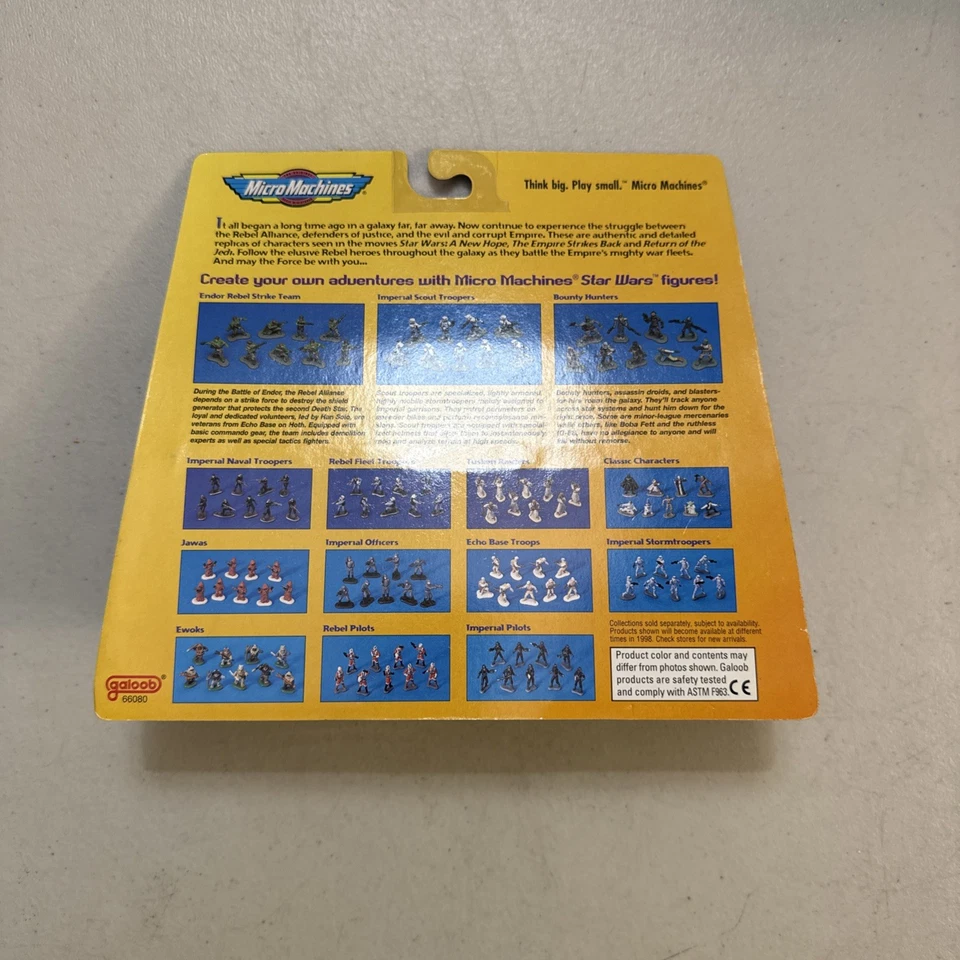👽STAR WARS Vintage 1995 Micro Machines BOUNTY HUNTERS Pack New HTF👽 - Image 2 of 2