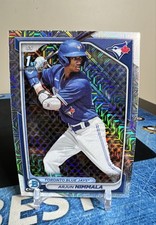 2024 Bowman Chrome 1st Bowman Arjun Nimmala #BCP-142 Mojo Refractor (RC)