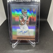 2025 photogenic Arian Smith Auto Bronze Rookie Card Jets 