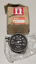 GENUINE SUZUKI TS125 1982 SPEEDO SPEEDOMETER KMH NEW OLD STOCK 0.6 KM