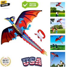 Upgrade Classical Dragon Kite Stereoscopic Dragon Kites for Kids & Adults Eas...