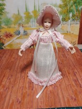 dollhouse 1/12 regency dress  bonnet  for Heidi Ott DOLLS NOT INCLUDED