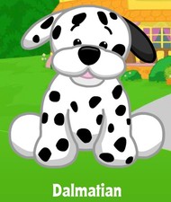 Webkinz Classic Dalmatian - hm123 - Retired - Virtual Adoption Code Only