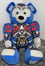 Optimus Prime Plush Build-A-Bear Transformers Autobot Transforms Jointed Arms