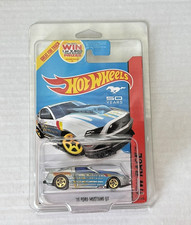2014 Hot Wheels HW Race Track Aces '13 Ford Mustang GT Gray 50 Years #161/250