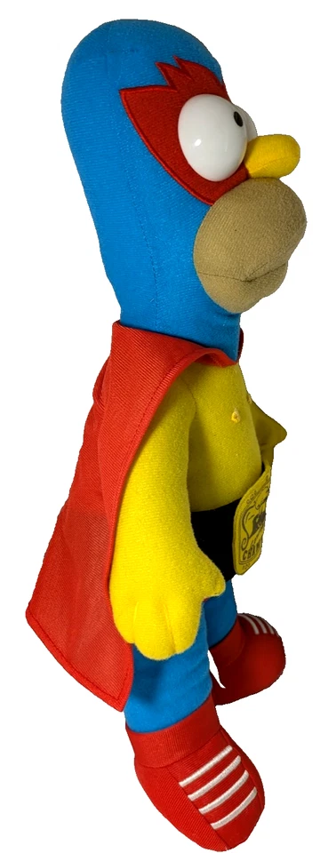 The Simpsons - Homer Simpson Champion Wrestler - 18" Stuffed Plush Toy Doll 2008 - Image 4 of 4