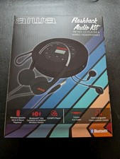 Aiwa Flashback Audio Kit Retro CD Player Wired Headphones Black