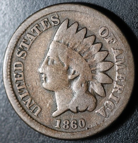 1860 INDIAN HEAD CENT - GOOD