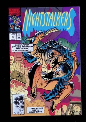 Nightstalkers #4 Marvel Ron Garney 1992 Modern Age Comic Book