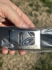 Taco Bell Belt Barco Delta Uniform Mild Hot Fire Sauce New Rare Shirt Hat
