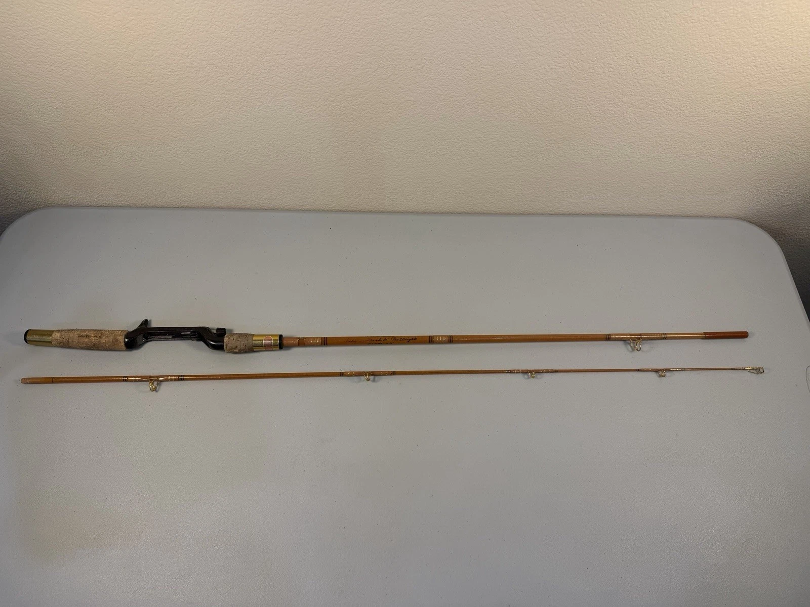 Vintage Heddon Golden Mark 50 Pro Weight #6446 6.5 ft Fishing Rod Very Nice