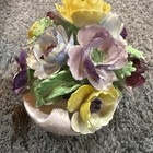 Lot of 5 Vintage English Bone China Rose Flower Staffordshire Royal Doulton — photo 9