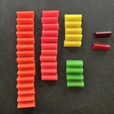 Pencil Grips (37) Triangle Style, Multi-Colors - Fits Pencils/Pens & Crayons