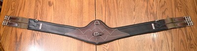 Voltaire, anatomical girth, brown, 58 ,  $460 for saddle
