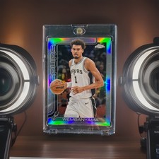 VICTOR WEMBANYAMA RARE REFRACTOR INVESTMENT SPURS ROTY MINT MVP