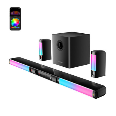 ULTIMEA 7.1CH Virtual Surround Sound Bar für TV Heimkino Soundsystem RGB 410W
