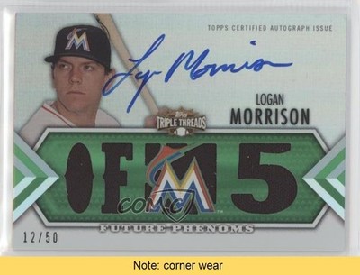 2012 Topps Triple Threads Emerald 12/50 Logan Morrison #156 READ s7f