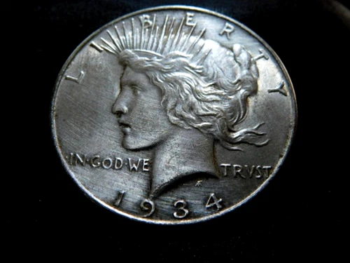 US 1934 PEACE SILVER UNC DETAILS