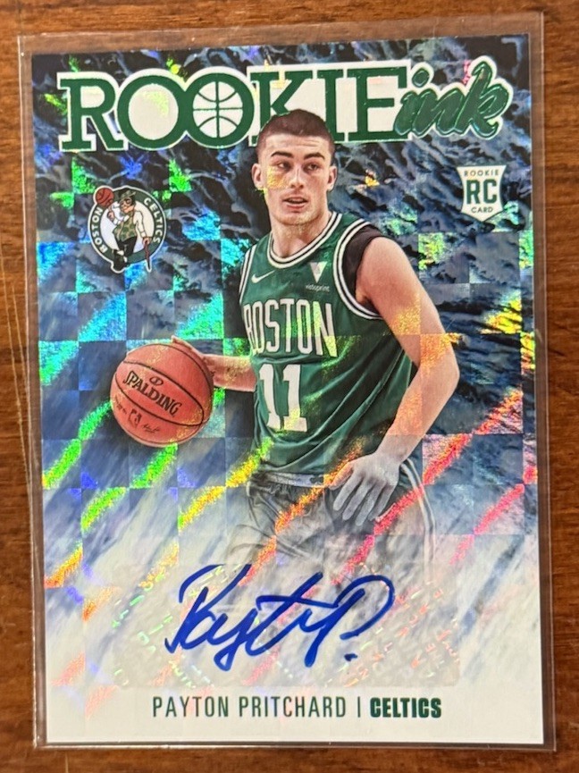 2020-21 Panini Hoops Payton Pritchard Rookie Ink Auto #RI-PPR Celtics RC