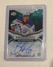 2018-19 ICE PREMIERES ROOKIE AUTO - BRETT HOWDEN #181/399