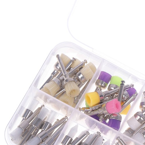 100 pcs/boîte mixte dentaire Prophy Brosses jetables de polissage