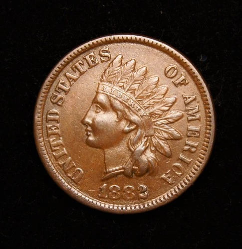 1882 Indian Head Cent  AU