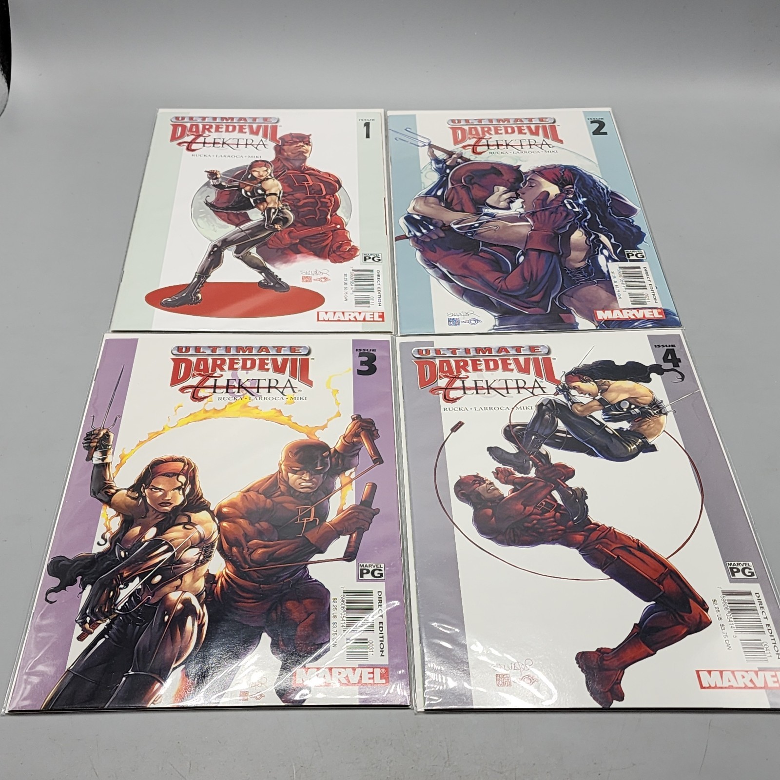 ULTIMATE DAREDEVIL AND ELEKTRA #1-4 2003 MARVEL BAGGED/BOARDED