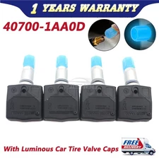 4 TPMS TIRE PRESSURE SENSOR For Nissan Maxima Altima Infiniti 315MHz 40700-1AA0D