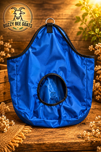 600D OXFORD CLOTH HORSE HAY BAG PORTABLE FEEDING BAG SLOW FEED EQUESTRIAN