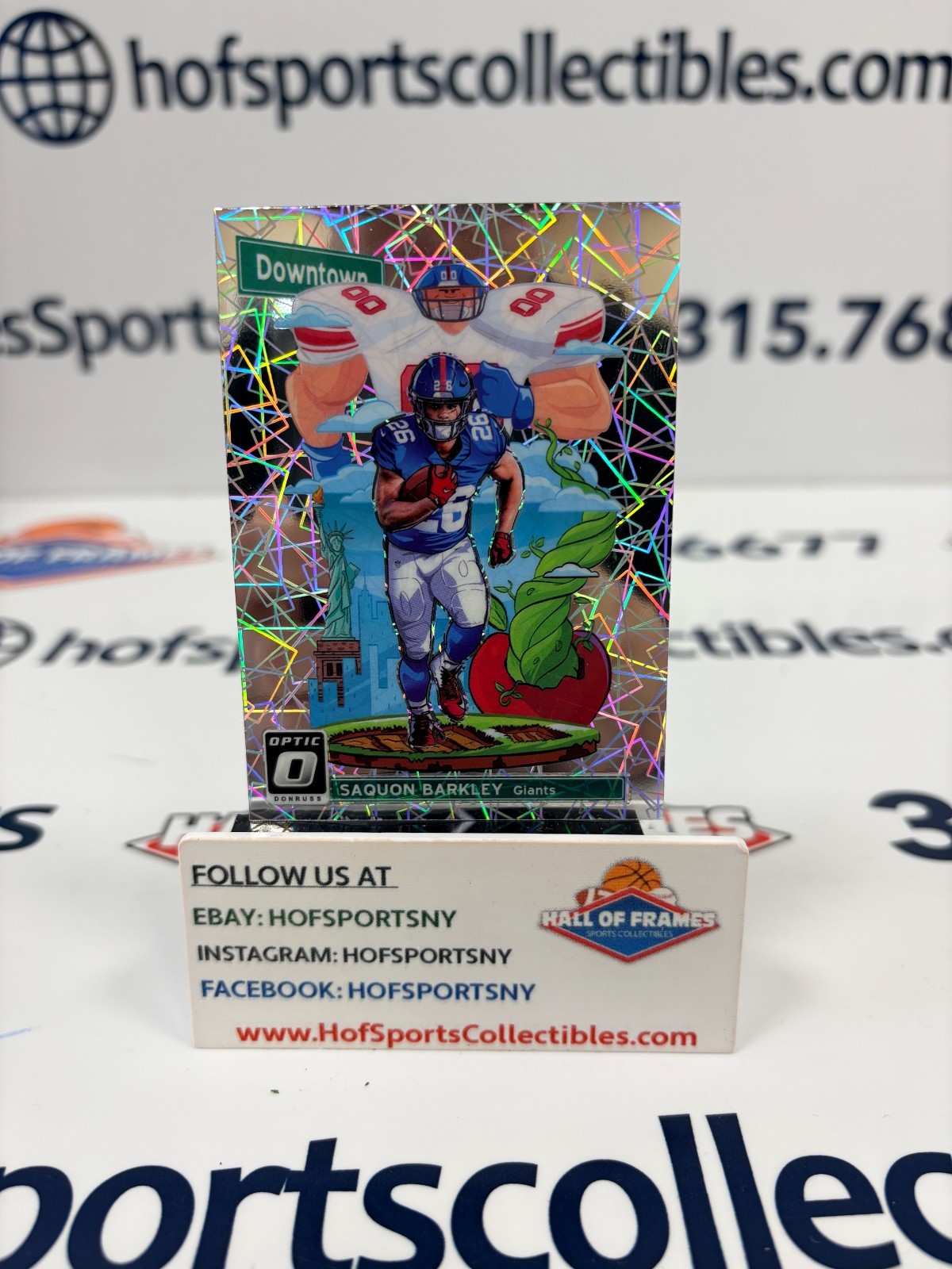 2018 OPTIC SAQUON BARKLEY DOWNTOWN ROOKIE - CASE HIT