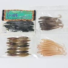 Nories Escape & Party Worm Set 15pcs & 17pcs Fishing Baits Used