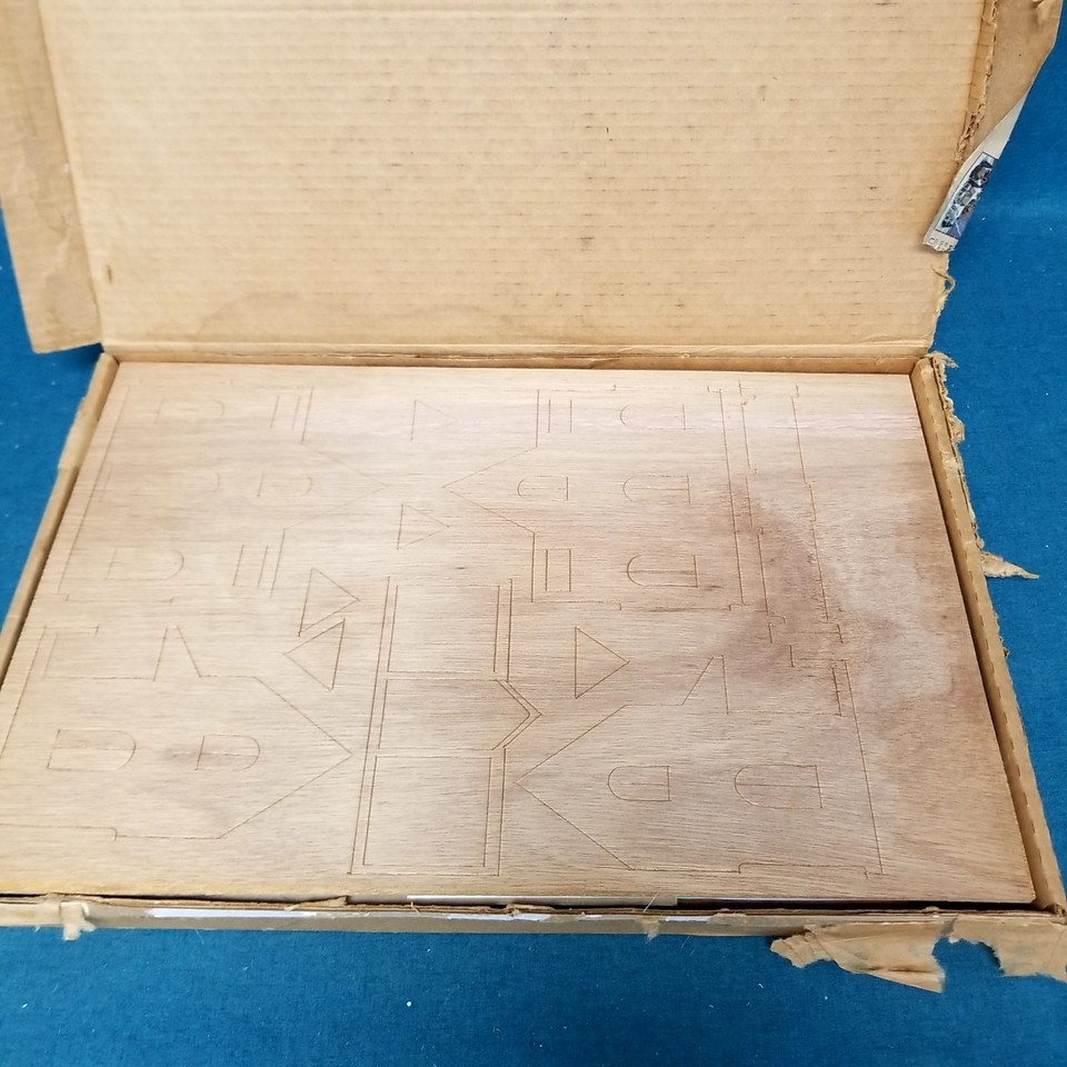 NEW Vintage 1983 The Greenleaf Village Wooden Building Model Kit | eBay