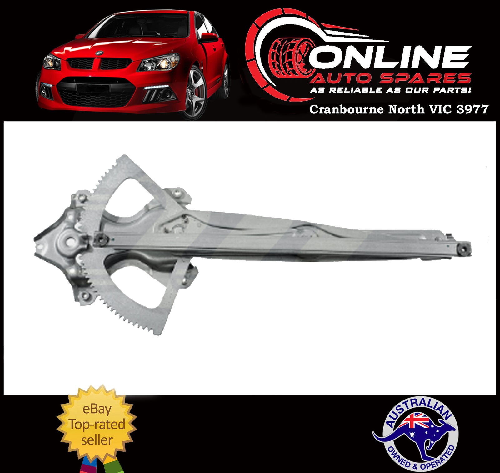 Front Door Window Regulator RIGHT fit Toyota Hilux 7/11-4/15 ELECTRIC NO Motor