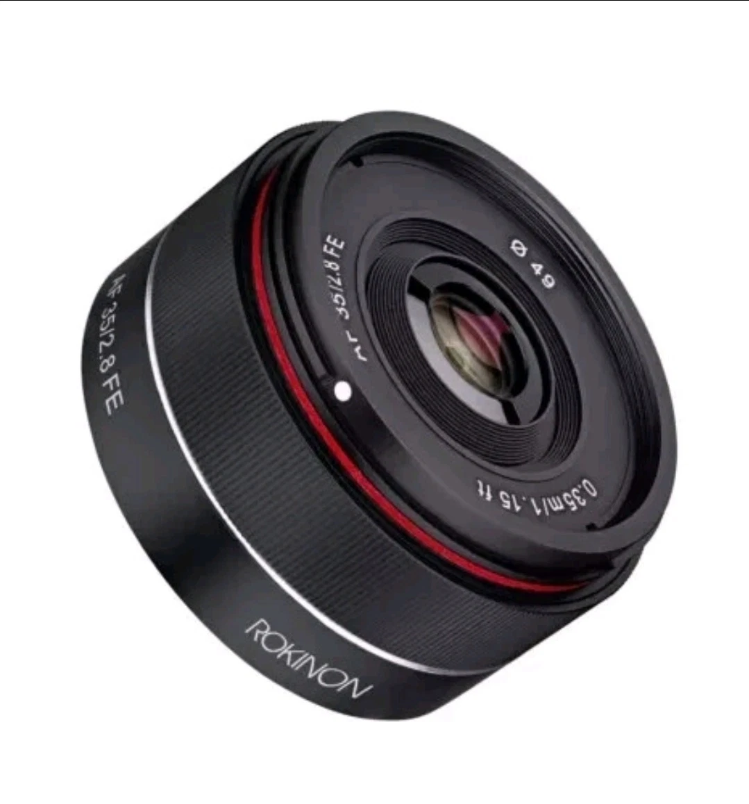 ROKINON Sony E-mount 35mm Focal Camera Lenses for sale | eBay