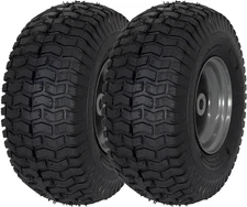 MARASTAR 21446-2PK 15X6.00-6 Tire and Wheel Assembly, Pneumatic Replacement Lawn