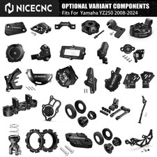 NICECNC Engine Kit Crankcase Cover Radiator Guard For Yamaha YZ250 2008-2024