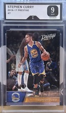 BABY FACED ASSASSIN!! Steph Curry￼2016-17 Panini Prestige #7 graded Mint 9