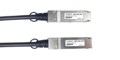 ATGBICS SF-240-5-C InfiniBand und Glasfaserkabel 5m QSFP+ DAC Schwarz