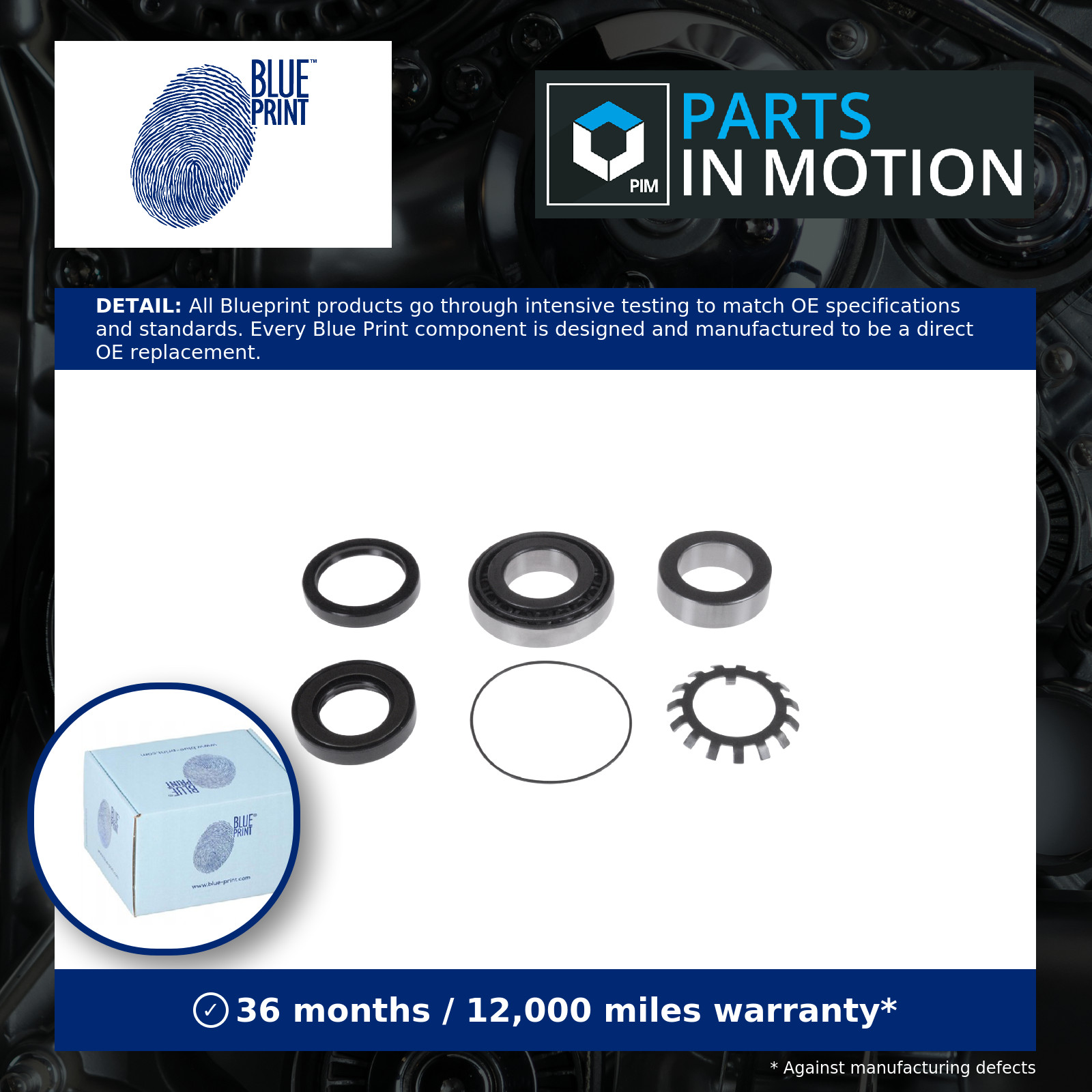 Wheel Bearing Kit Rear ADC48311 Blue Print MB092432 MB092432S1 Quality New