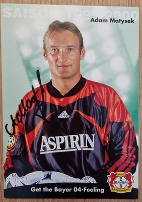   Adam Matysek   Bayer Leverkusen   Autogrammkarte 1999/2000  