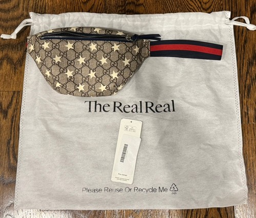 Gucci Kids Waist Pouch GG Star Unisex Bag Luxury Designer Authentic