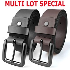 Men&rsquo;s belts,Full Grain Genuine Leather Casual Dress Jeans Belts for Men