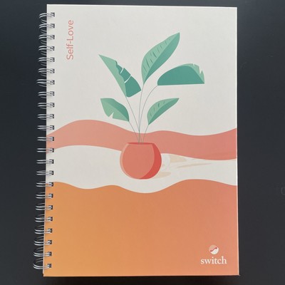 Self Love 13 Week Journal New Hardcover Book Switch Research Spiral Self Help